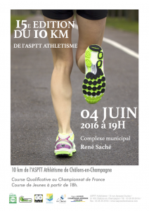 10KM de CHÂLONS EN CHAMPAGNE - 2016